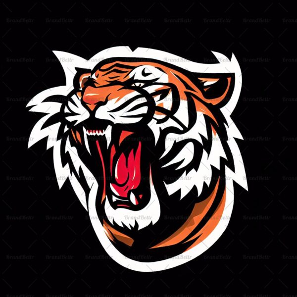 Brüllender Tiger